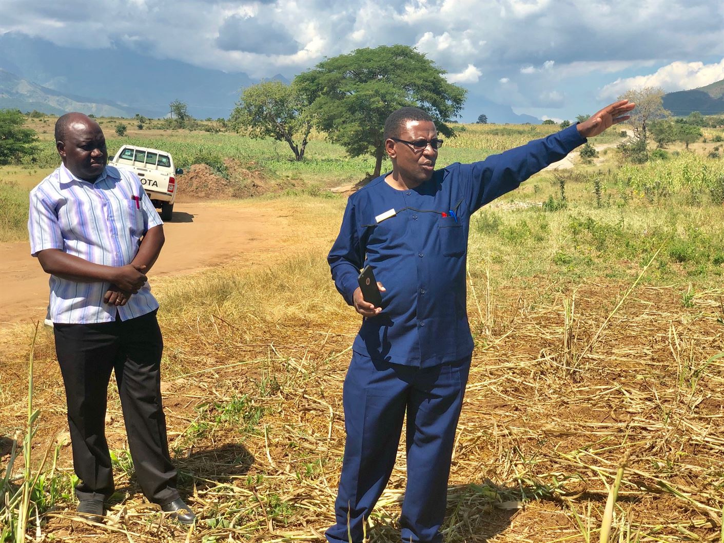 Farm after destruction