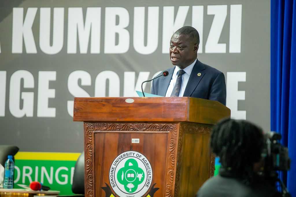 The Vice Chancellor of Sokoine University of Agriculture, Prof. Raphael Chibunda