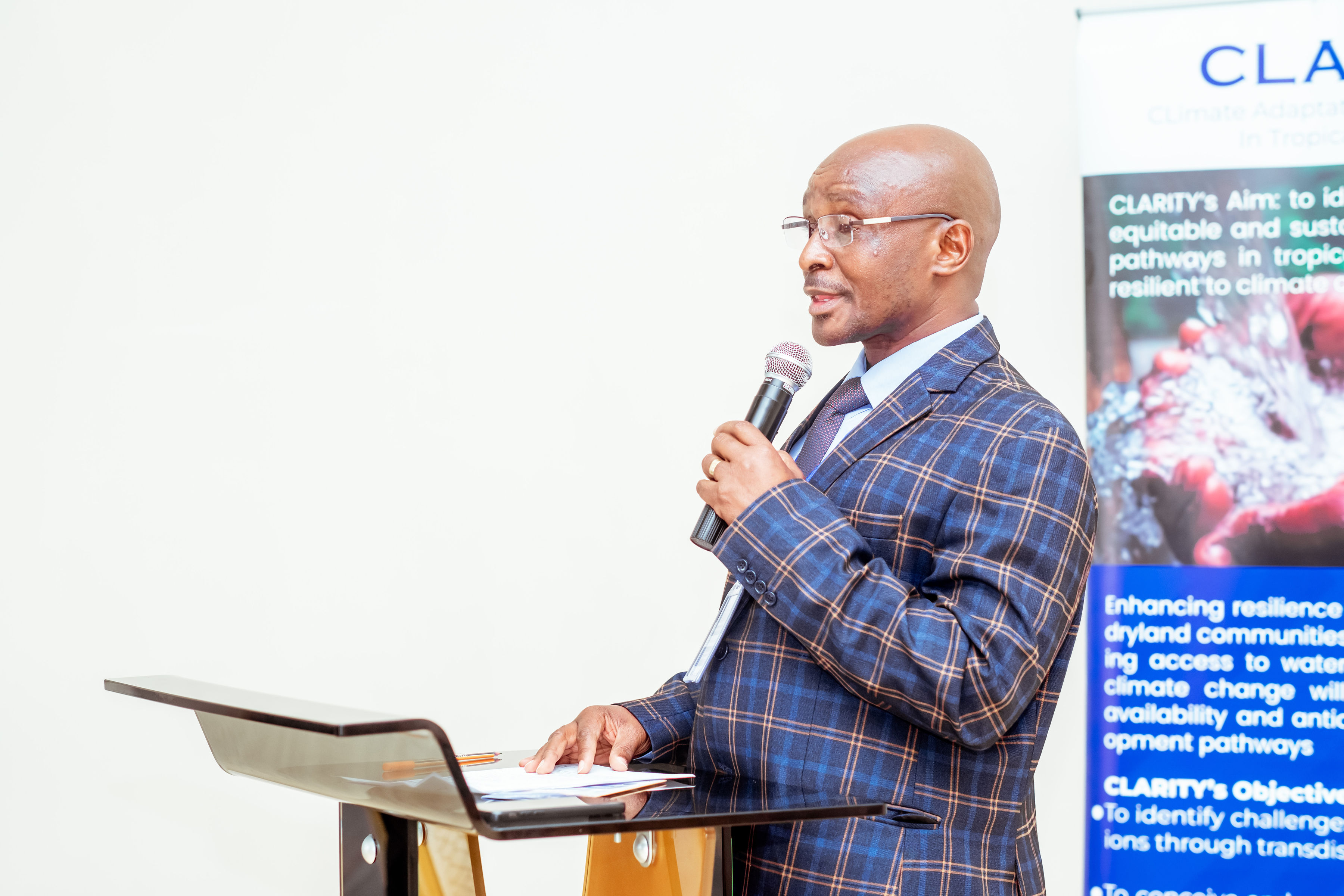 Expert from Wami Ruvu Water Basin, Mr Ezra Mwakabumbe