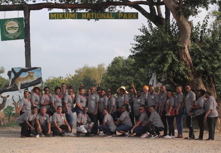 SUA staff under SUMASCO visit Udzungwa Mountains National Park and Mikumi National Park as a gesture to support The Royal Tour. 