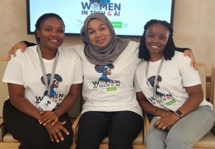 Three SUA staff, Mangare, Mbwana and Mwawado, are participating in the Women in Tech and AI summer school in Rabat, Morocco