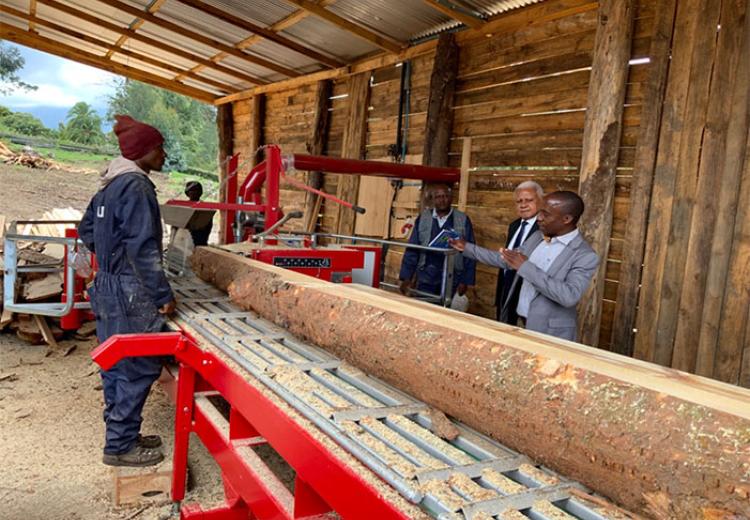 SUA Bought Forest Products Processing Machine