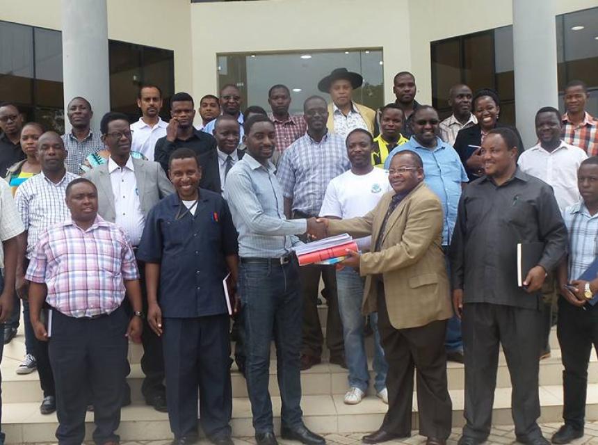 Solomon Mahlangu College of Science and Education laboratory handover