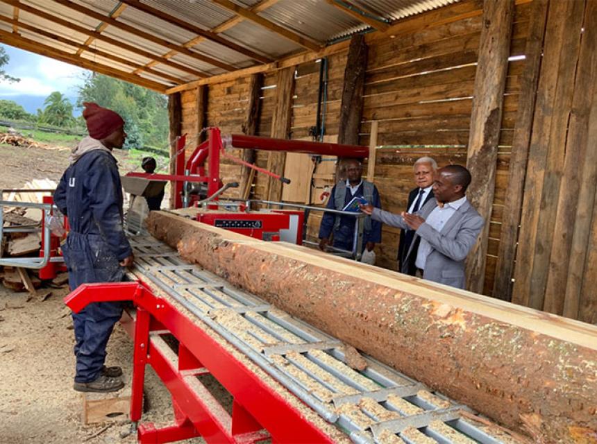 SUA Bought Forest Products Processing Machine